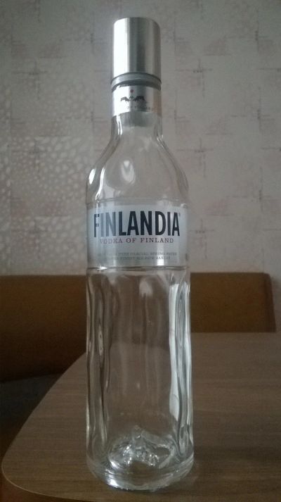 Лот: 13209776. Фото: 1. Бутылка Finlandia 0,5л. Бутылки, пробки, этикетки