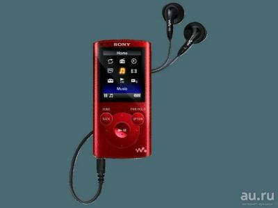Лот: 10021458. Фото: 1. Sony NWZ e384 red. Плееры