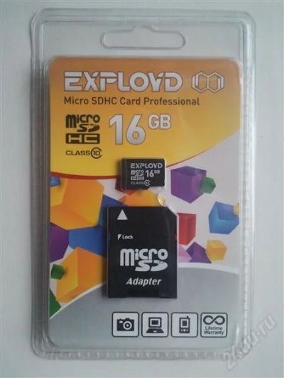 Лот: 2754928. Фото: 1. Карта памяти Exployd micro sd... Карты памяти