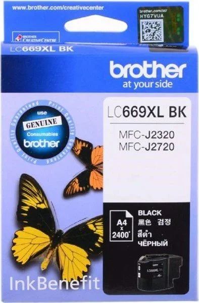 Лот: 13518562. Фото: 1. Картридж Brother LC669XL BK Черный... Картриджи, расходные материалы