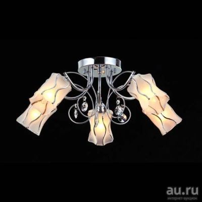 Лот: 8254763. Фото: 1. Люстра 10712/5c chrome Natali... Другое освещение