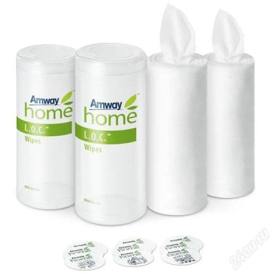 Лот: 738977. Фото: 1. Amway L.O.C._ Очищающие салфетки. Инвентарь для уборки