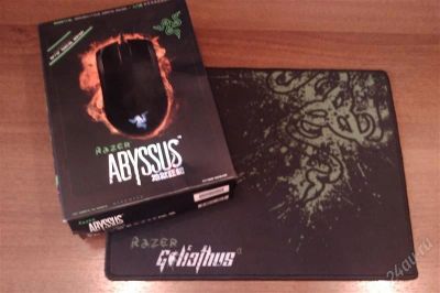 Лот: 2272700. Фото: 1. Razer Abyssus + Razer Goliathus. Клавиатуры и мыши