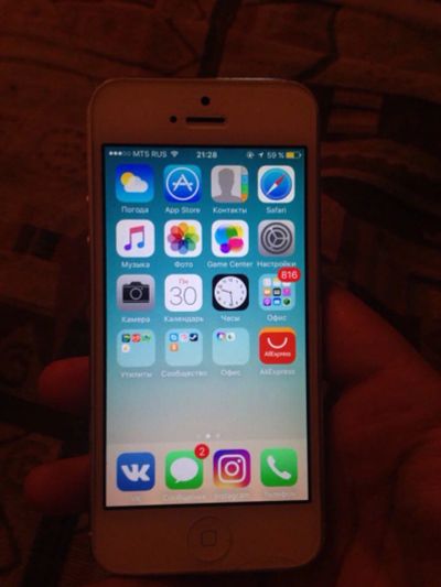 Лот: 7674664. Фото: 1. iphone 5 16 gb. Смартфоны