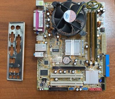 Лот: 25335791. Фото: 1. Материнская плата ASUS P5GC-MX... Материнские платы