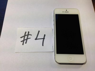 Лот: 4287127. Фото: 1. Б/У iPhone 5 32GB White состояник... Смартфоны