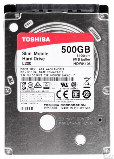 Лот: 16922282. Фото: 1. 500 ГБ Жесткий диск Toshiba L200... Жёсткие диски
