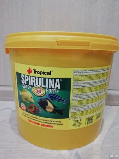 Лот: 14052159. Фото: 1. Корм для рыб Tropical Spirulina... Корма