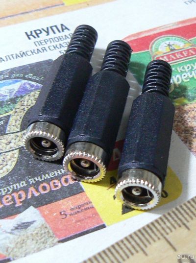 Лот: 12996700. Фото: 1. Разъём (гнездо) питания 5,5 х... Разъёмы