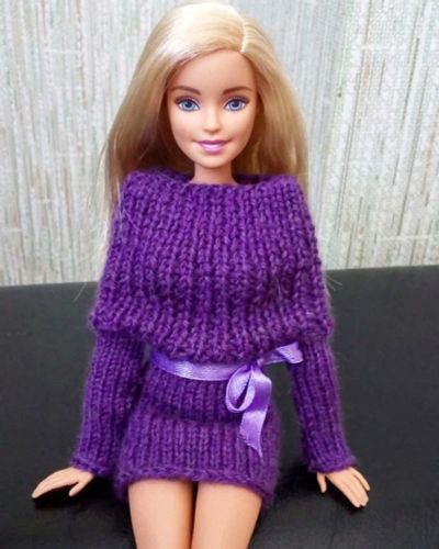Лот: 11335270. Фото: 1. Одежда для barbie. Платье из п... Куклы и аксессуары