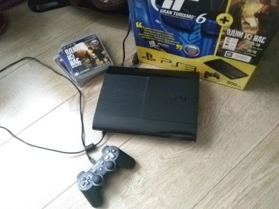 Лот: 14713195. Фото: 1. Playstation 3 super slim 500Gb. Игры для консолей