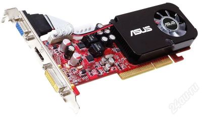 Лот: 542841. Фото: 1. Asus AH3450 512Mb AGP. Видеокарты