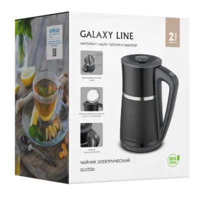 Лот: 21726588. Фото: 1. Чайник1.7л. Galaxy GL-0338 дисковый... Чайники, кофемашины, кулеры