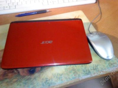 Лот: 911275. Фото: 1. acer aspire one 532h-2dr Красный. Ноутбуки