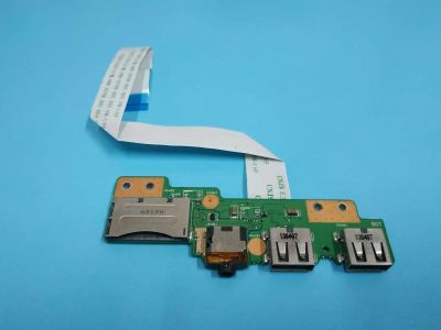 Лот: 16434494. Фото: 1. Б/У плата с разъемами USB, Audio... Платы расширения, контроллеры, доп. порты
