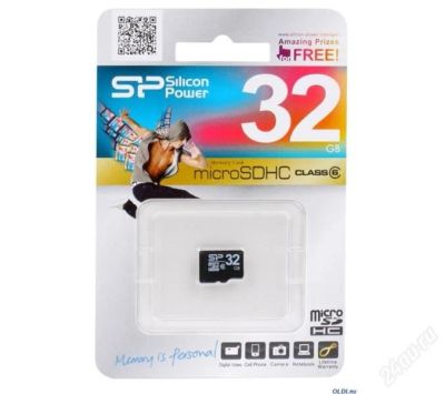 Лот: 2474731. Фото: 1. Kарта памяти microSDHC 32 gb class... Карты памяти