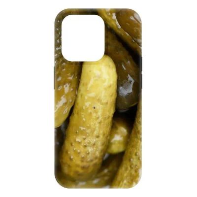 Лот: 25062445. Фото: 1. Чехол Krutoff Soft Case "Огурчики... Чехлы, бамперы
