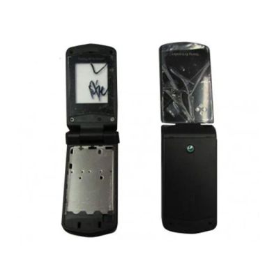 Лот: 25352909. Фото: 1. Корпус Sony Ericsson Z555 Черный. Корпуса, клавиатуры, кнопки