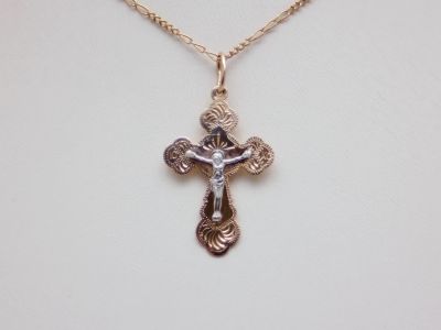 Лот: 12745272. Фото: 1. ЗОЛОТОЙ КРЕСТ 1,90 ГРАММ. Другое (ювелирные изделия, бижутерия, часы)