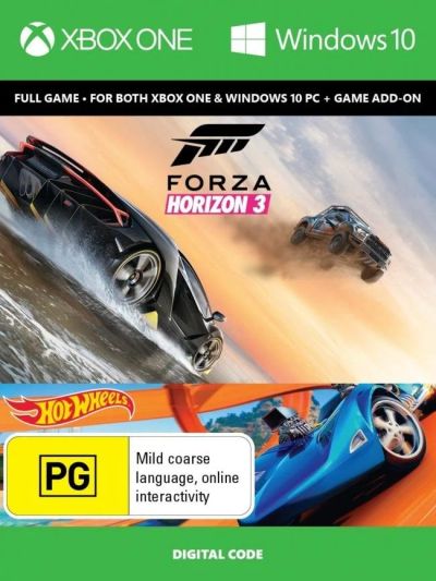 Лот: 10877863. Фото: 1. Forza Horizon 3 + Hot Wheels Xbox... Игры для консолей