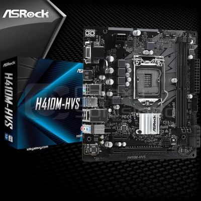 Лот: 17811665. Фото: 1. ASRock H410M-HVS Гарантия ДНС. Материнские платы