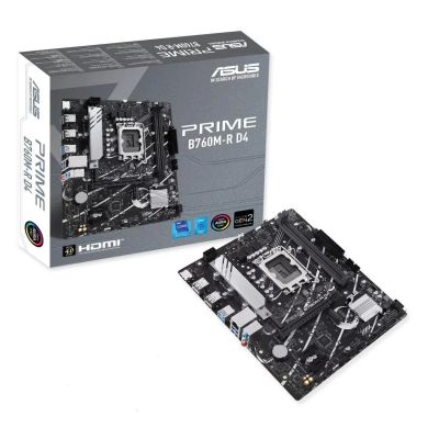 Лот: 24676337. Фото: 1. Материнская плата ASUS Prime B760M-R... Материнские платы