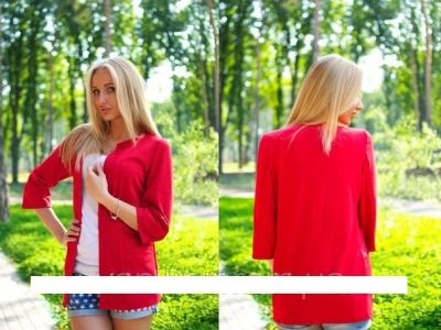 Лот: 3768384. Фото: 1. Тренч Коралл. Пиджаки, жакеты, жилеты