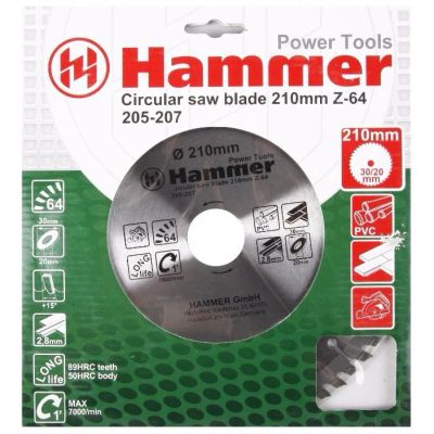 Лот: 23516495. Фото: 1. Диск пильный Hammer Flex 205-207... Расходные материалы, сменные насадки