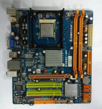 Лот: 11420225. Фото: 1. Материнская плата Biostar 945GC-M4... Материнские платы