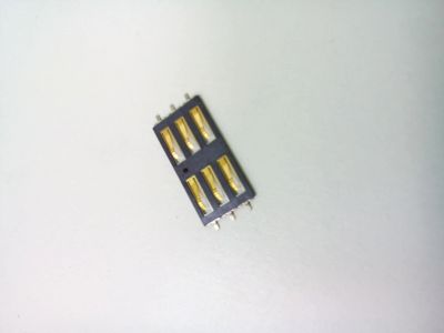 Лот: 12309515. Фото: 1. Коннектор SIM iPhone 2G/3G/3GS. Шлейфы, разъёмы