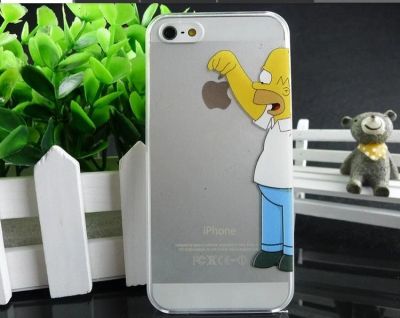 Лот: 5390779. Фото: 1. Прозрачный чехол накладка Simpsons... Чехлы, бамперы