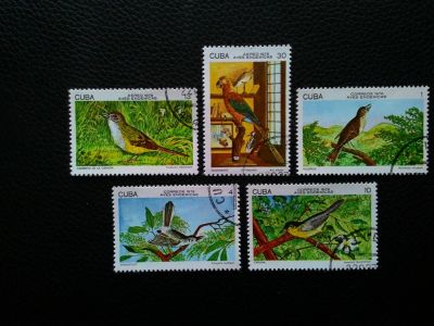 Лот: 10904864. Фото: 1. 1978. Куба. Птицы. Полная серия... Марки