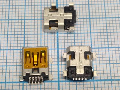 Лот: 12287881. Фото: 1. Разъём mini-USB №23 10pin арт... Другое (запчасти, оборудование)