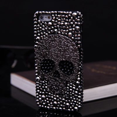 Лот: 6980176. Фото: 1. Чехол череп на iPhone 5/5s. Чехлы, бамперы
