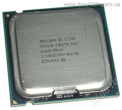 Лот: 447354. Фото: 1. Intel Core 2 Duo E7200 Wolfdale. Процессоры