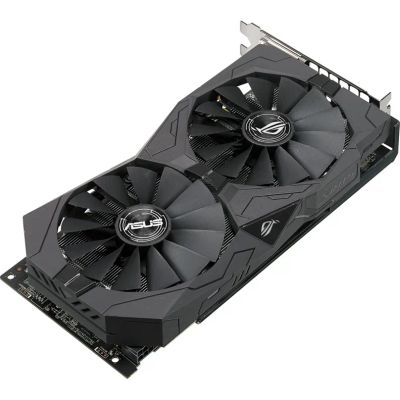 Лот: 19368975. Фото: 1. Asus RX 570. Видеокарты