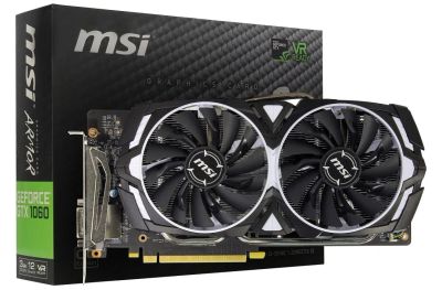 Лот: 19443106. Фото: 1. MSI GeForce GTX 1060 Armor 3Gb. Видеокарты