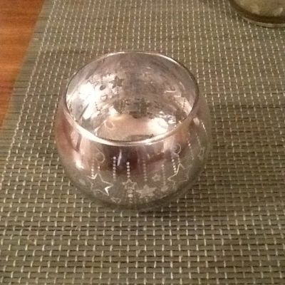 Лот: 10681459. Фото: 1. Подсвечник, стекло 1. Гирлянды, шарики, новогодние аксессуары