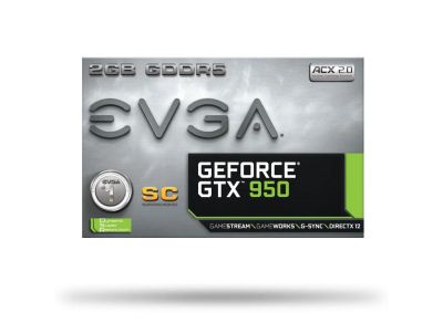 Лот: 7010220. Фото: 1. Видеокарта EVGA GeForce GTX 950... Видеокарты