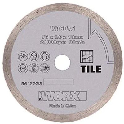 Лот: 24296502. Фото: 1. Алмазный пильный диск WORX WA6075... Расходные материалы, сменные насадки