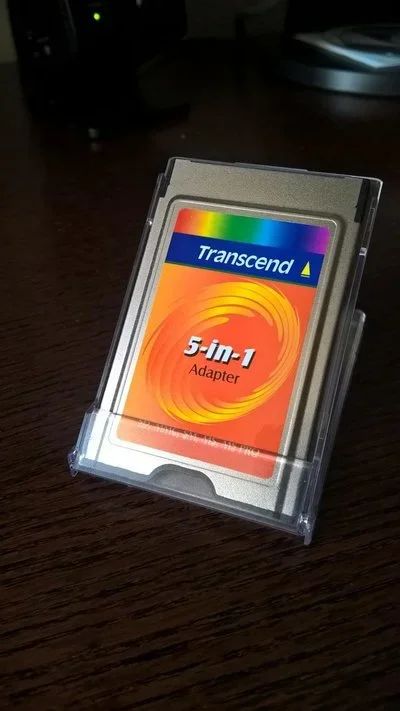 Лот: 9627694. Фото: 1. PCMCIa, PC Card, картридер Transcend... Картридеры