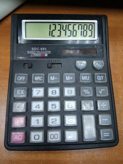 Лот: 20847699. Фото: 1. Калькулятор рабочий бу SDC885. Калькуляторы