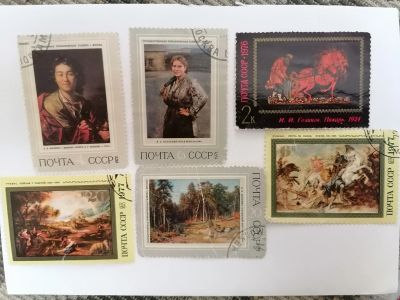 Лот: 25646234. Фото: 1. Живопись СССР. Разные года. Марки