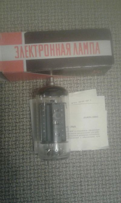 Лот: 15114753. Фото: 1. Радиолампа 6П45С (новая в упаковке... Электронные лампы