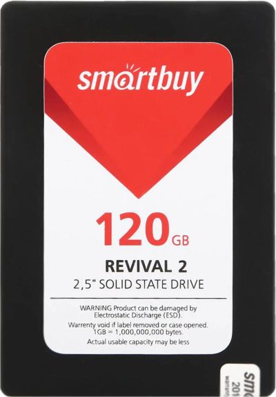 Лот: 17822719. Фото: 1. SSD на 120GB SmartBuy 120Gb Revival... SSD-накопители