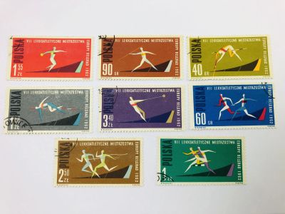 Лот: 23964378. Фото: 1. 7-й чемпионат Европы по легкой... Марки
