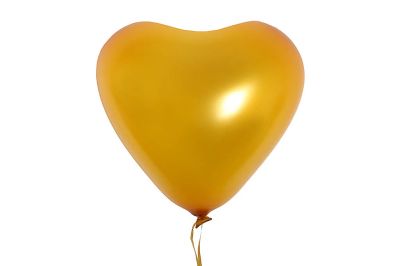 Лот: 8390074. Фото: 1. Сердца воздушные шары 16" золотой. Воздушные шары