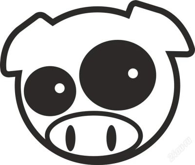 Лот: 1096284. Фото: 1. наклейка pig. Детали тюнинга