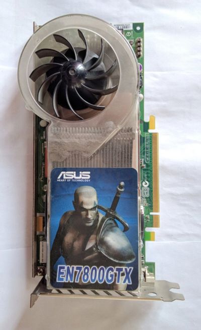 Лот: 18875569. Фото: 1. Видеокарта б/у ASUS EN7800GTX... Видеокарты