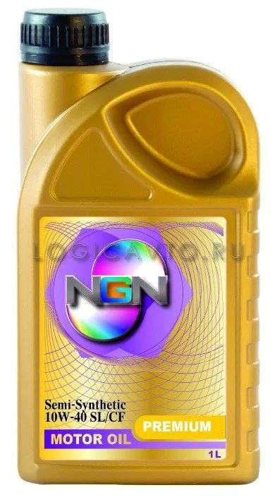 Лот: 12090239. Фото: 1. NGN Premium, 10W-40, SL/CF, 1L. Масла, жидкости